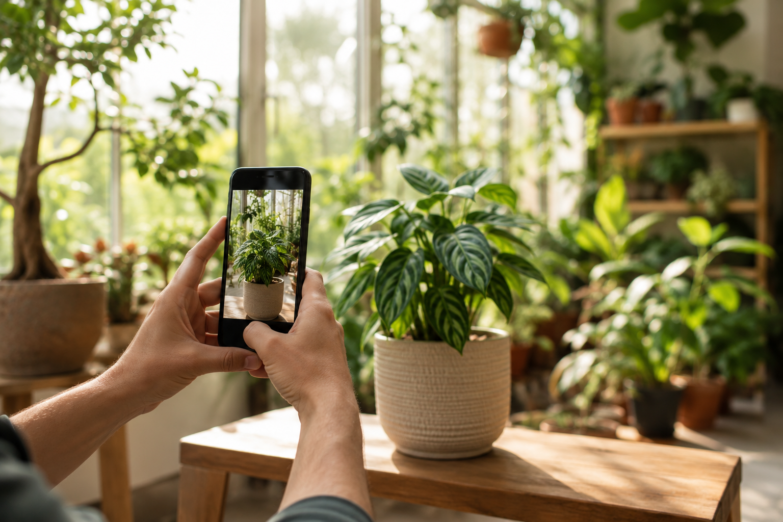 Identification d'une plante par photo grâce à l'IA