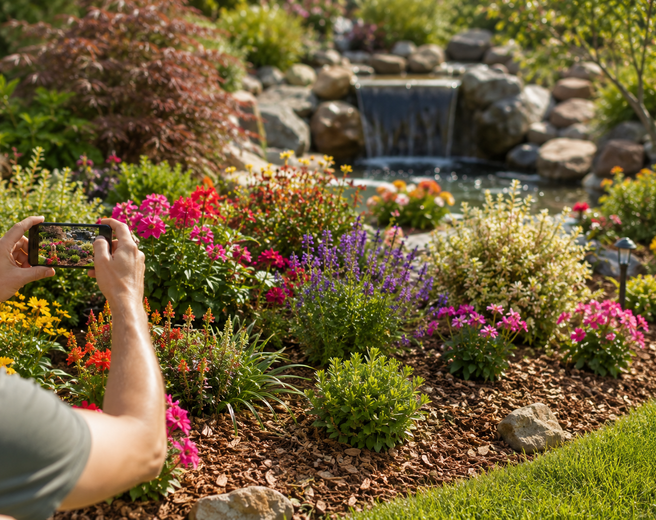 Partage d'un jardin public sur Floraisia