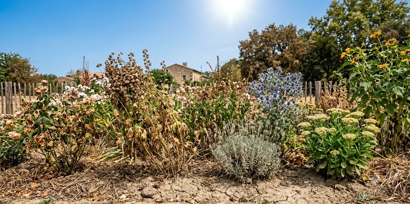 Massif en pleine canicule